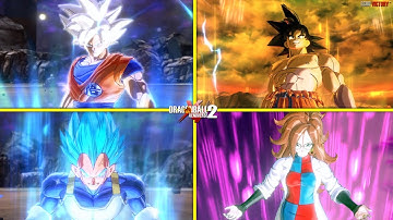 Dragon Ball Xenoverse 2 : Modded Character Transformations! w/UI Kaioken, Divine Kaioken & More