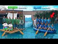 Franklin Blue Gang Vs Shinchan Green Gang Raft Challenge In GTA 5!