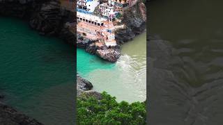 Mandakini–Alaknanda Mahasangam Rudraprayag🌊✨Cinematic 4K Drone #Shorts #trending #viral #explore #yt