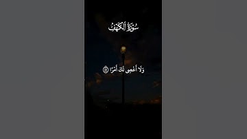 سورة الكهف_قال إنك لن تستطيع معي صبرا_كروما خلفية سوداء _ علاء عقل _ قرآن شاشة سوداء #قرآن