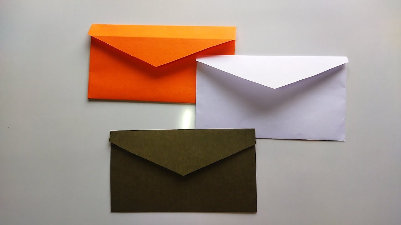 How to make Envelope । papercraft । DIY । paper envelope । youtubevideo । 