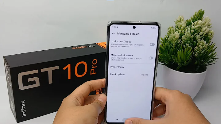 How To Disable Magazine Lock Screen In Infinix GT 10 Pro