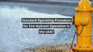 Fire Hydrant Operating Method l Fire-fighting l Firefighters l Fire-safety l
