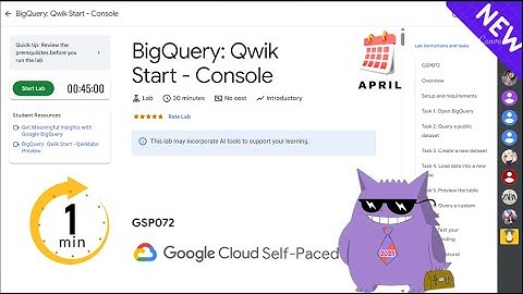 BigQuery: Qwik Start - Console | #2025 | #GSP072  |#qwiklabs |Solution