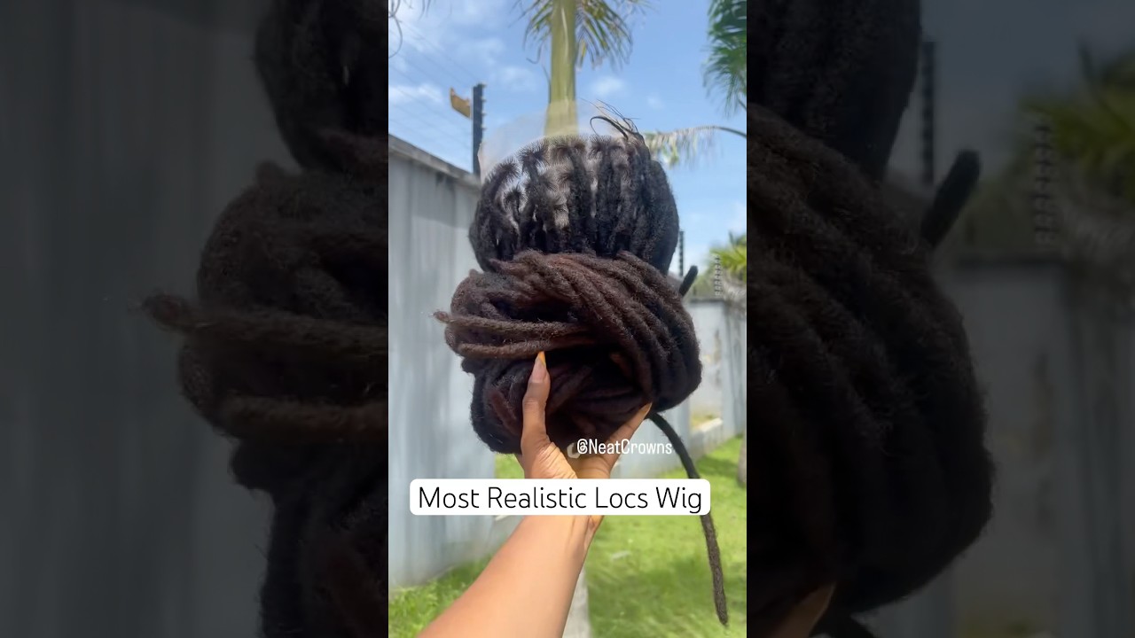 Here’s the Most Realistic Locs Wig 100% human hair 