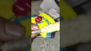 My first order 🥹💌 #madewithlove #crochetindia #viral #crochet #reels #diykeychain #shortvideo #dhoni