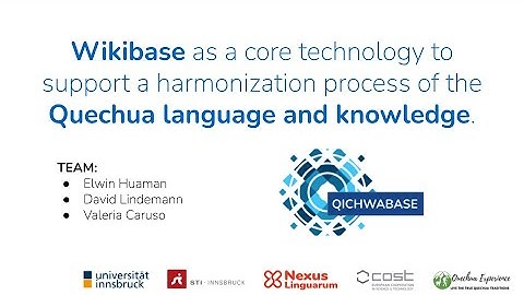 Qichwabase as a Wikibase instance