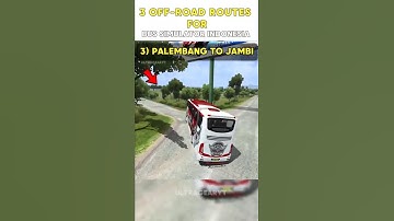best 3 intresting routes to try in bus simulator Indonesia