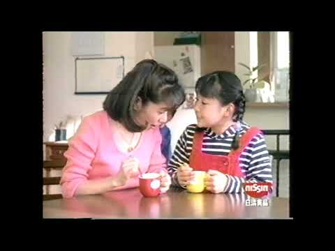 日清食品 マグヌードル カレー味 ２本立て 浅田美代子 中武佳奈子 懐かCM 1993年6月