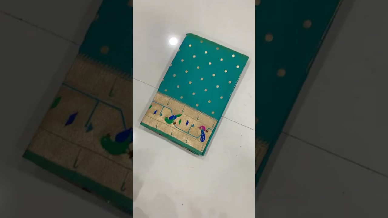Soft Silk Parrot Peacock Border Paithani Saree