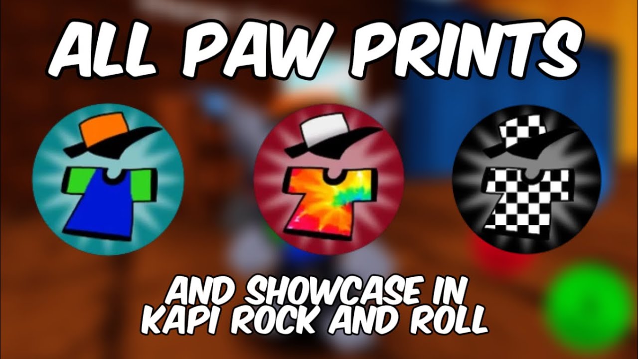 all paw prints + showcase in kapis rock and roll - YouTube