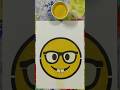 🤓 Amazing Nerd Emoji Sand Art | Relaxing & Fun to Watch#shorts