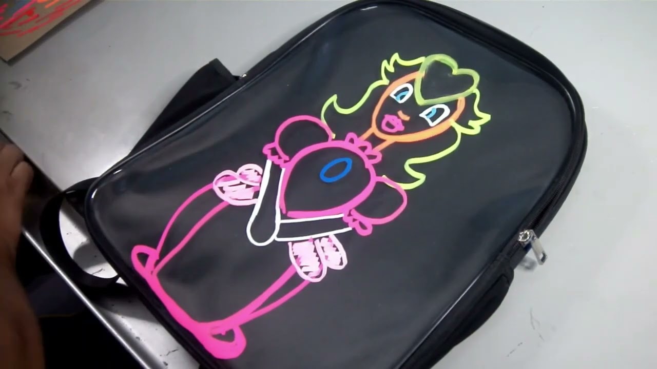 Drawing Super Mario Bros on your ChalkWild erasable backpack