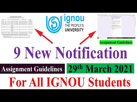 9 New Notification Released For All IGNOU Students || Assignment Submission Guidelines, Practicals