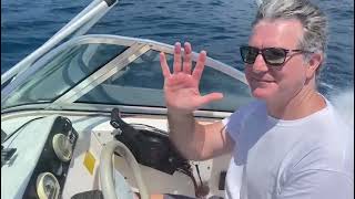 First boat ride Boston Whaler Dauntless 17 with Mercury Optimax 150 2 stroke outboard engine