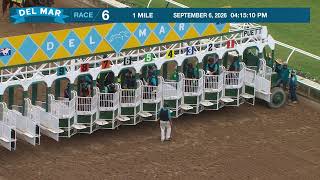 Pioneer Prince wins race 6 at Del Mar 9/6/26