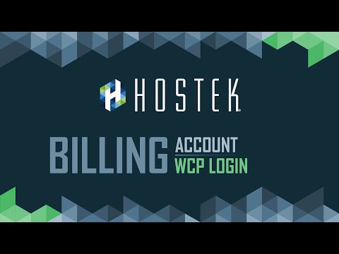 Logging Into WCP Control Panel From Within Billing Control Panel with Hostek.com