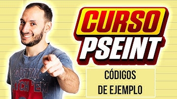 Ejemplos predefinidos en PSEINT | CURSO PSEINT desde CERO #5