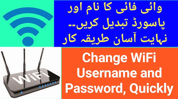 Change Wifi Password and Username  | Change Username and password of DSL Modem & WiFi Router