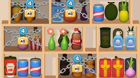 Goods Puzzle Sort Challenge Super Hard Level 24 Game Walkthrough || Goods Puzzle Sort Match Game