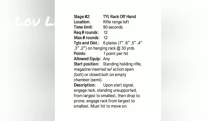 York Rimfire Precision Match 3/24/19