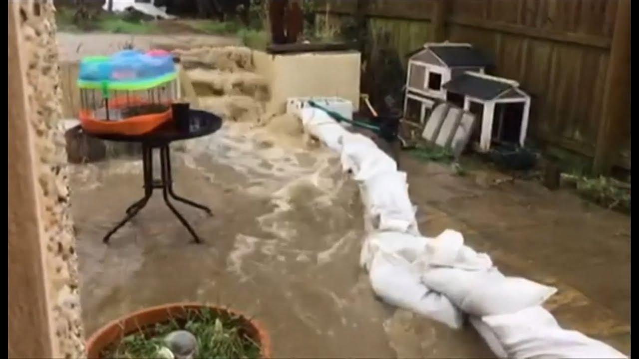 Weather Events 2020 - Storm Dennis begins (Eire/UK/Iceland) - ITV & BBC - 15th February 2020