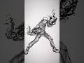 StickMan|JujutsuKaisen Drawing Transformation 😳 #shorts #anime #drawing
