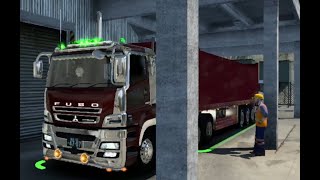 ETS2 | Fuso SuperGreat V 460HP - Industrial Waste Transport [Logitech G29] screenshot 3
