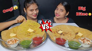 Biggest Aloo Paratha Thali Eating Challenge | Asmr Aloo Paratha Eating |Biggest Food Thali Challenge