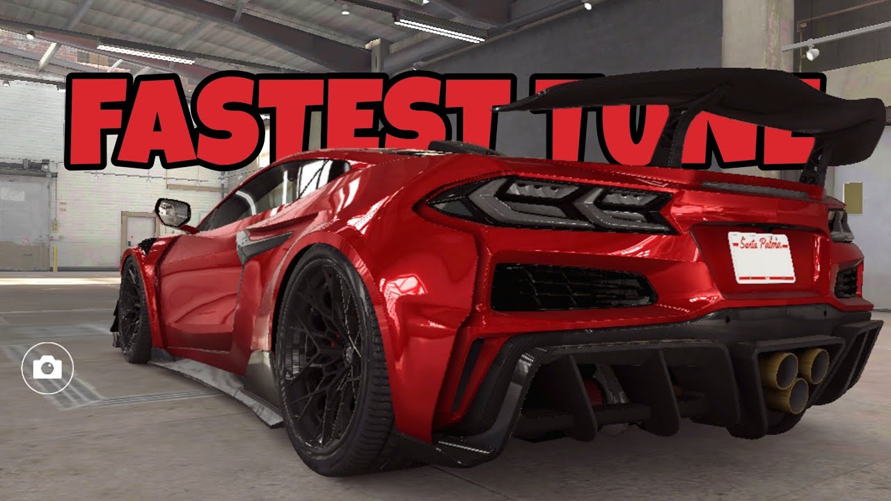 CSR2 Label Motorsports Chevrolet Corvette C8 Z06 Fastest Tune & Shift Pattern