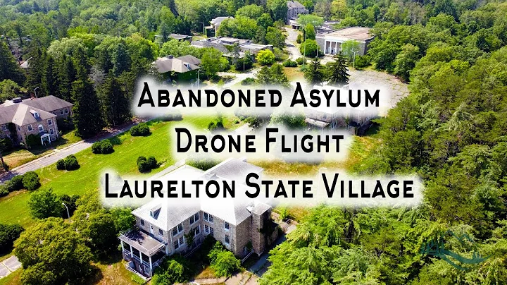 Abandoned Asylum Drone Flight Central Pennsylvania July 2023 Laurelton State Village