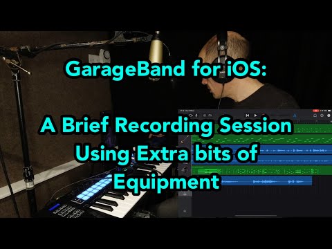 GarageBand for iOS - a brief recording session!