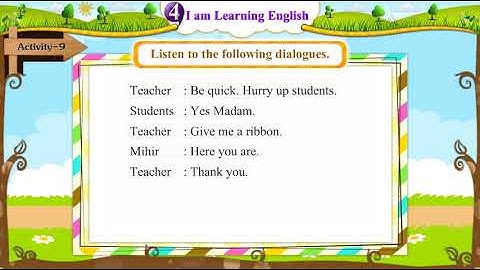 ધોરણ-5|અંગ્રેજી|Unit-4.I am Learning English|Activity-13 Video|Sem-2