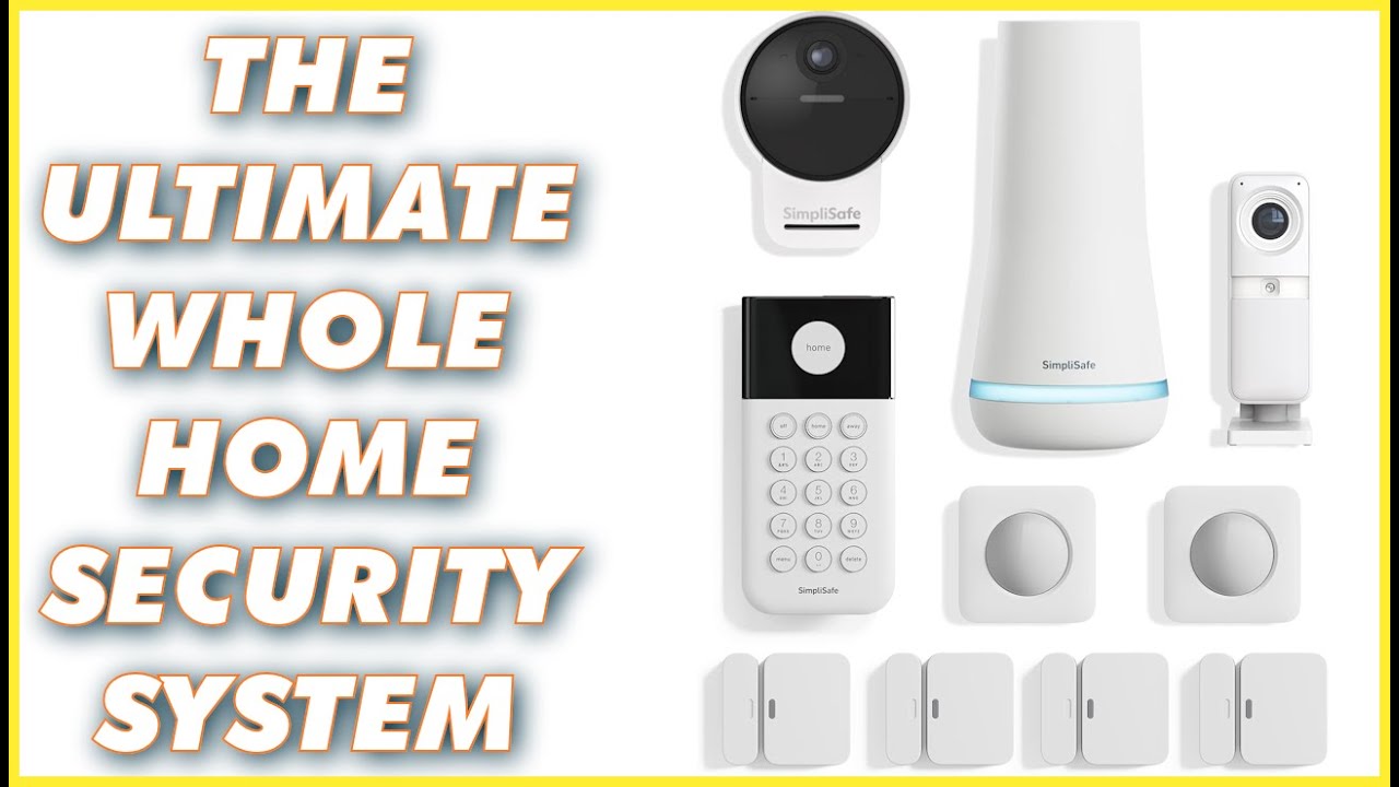 SimpliSafe 10-Piece Wireless Home Security System with Outdoor Camera ...