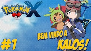 Pokémon X - Nova Jornada #1 / Bem Vindo a Kalos / Ao Lado dos Amigos / A Caminho de Santalune City!!