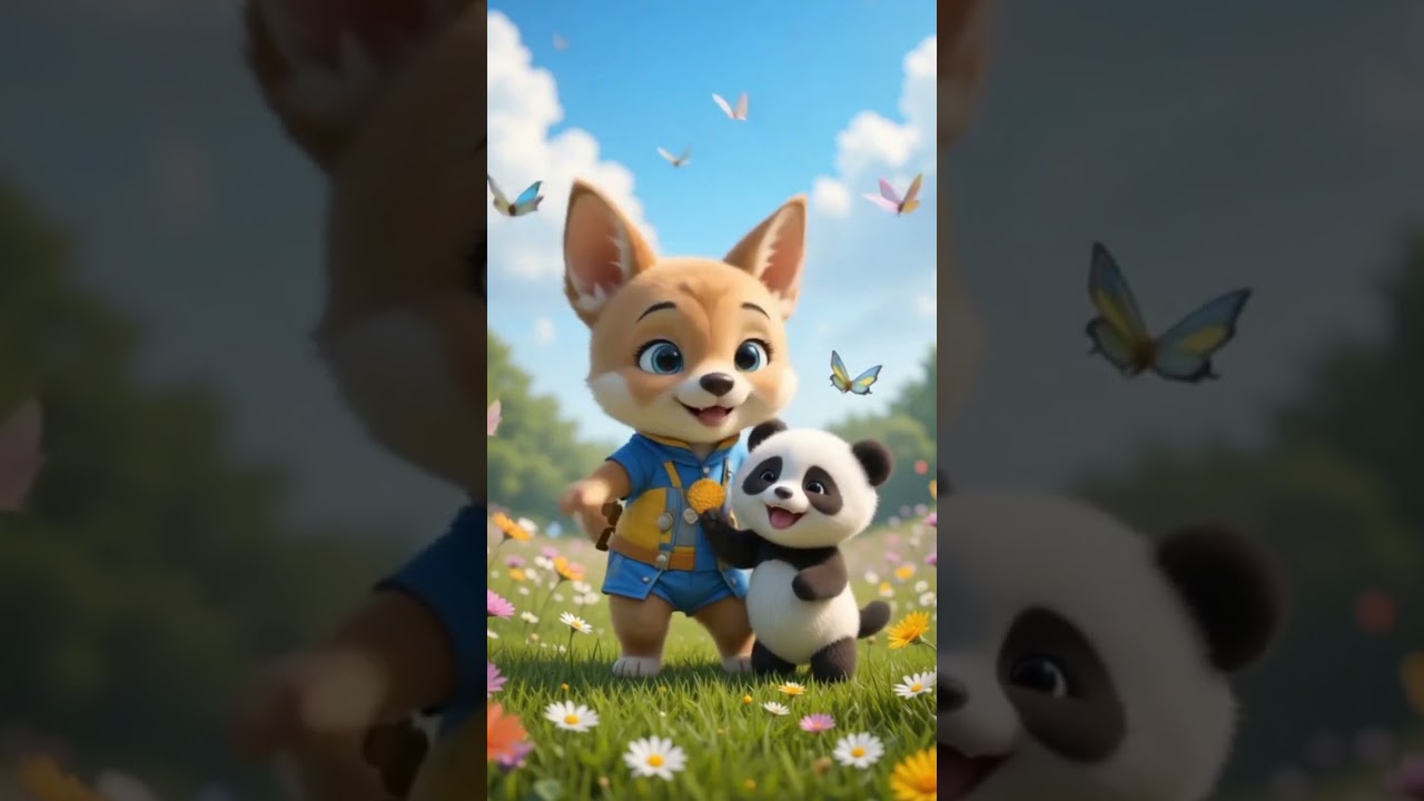 Kutush’s Fun Dance Party with Elephant & Panda! 🐶🐘🐼💃✨