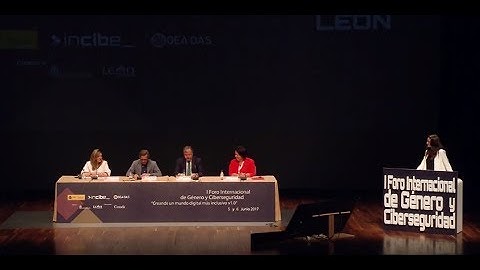 Opening I International Workshop on Gender and Cybersecurity (English)