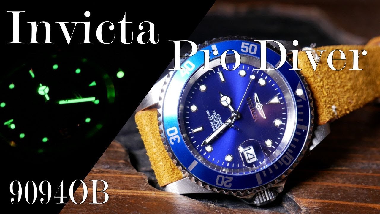 fordrejer Temmelig spild væk An Infamous Shade of Blue: Invicta Pro Diver Review (9094OB) - YouTube