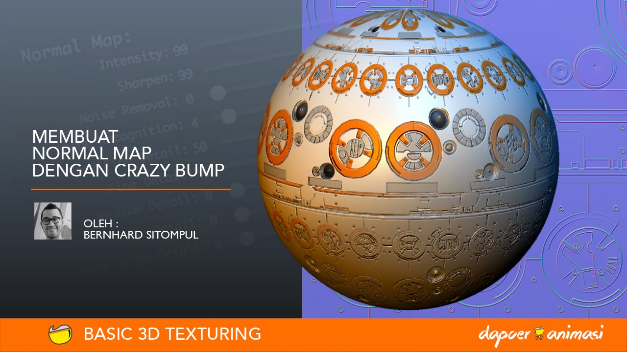 Dapoer Animasi - BASIC 3D TEXTURING - Membuat Normal Map dengan Crazy ...