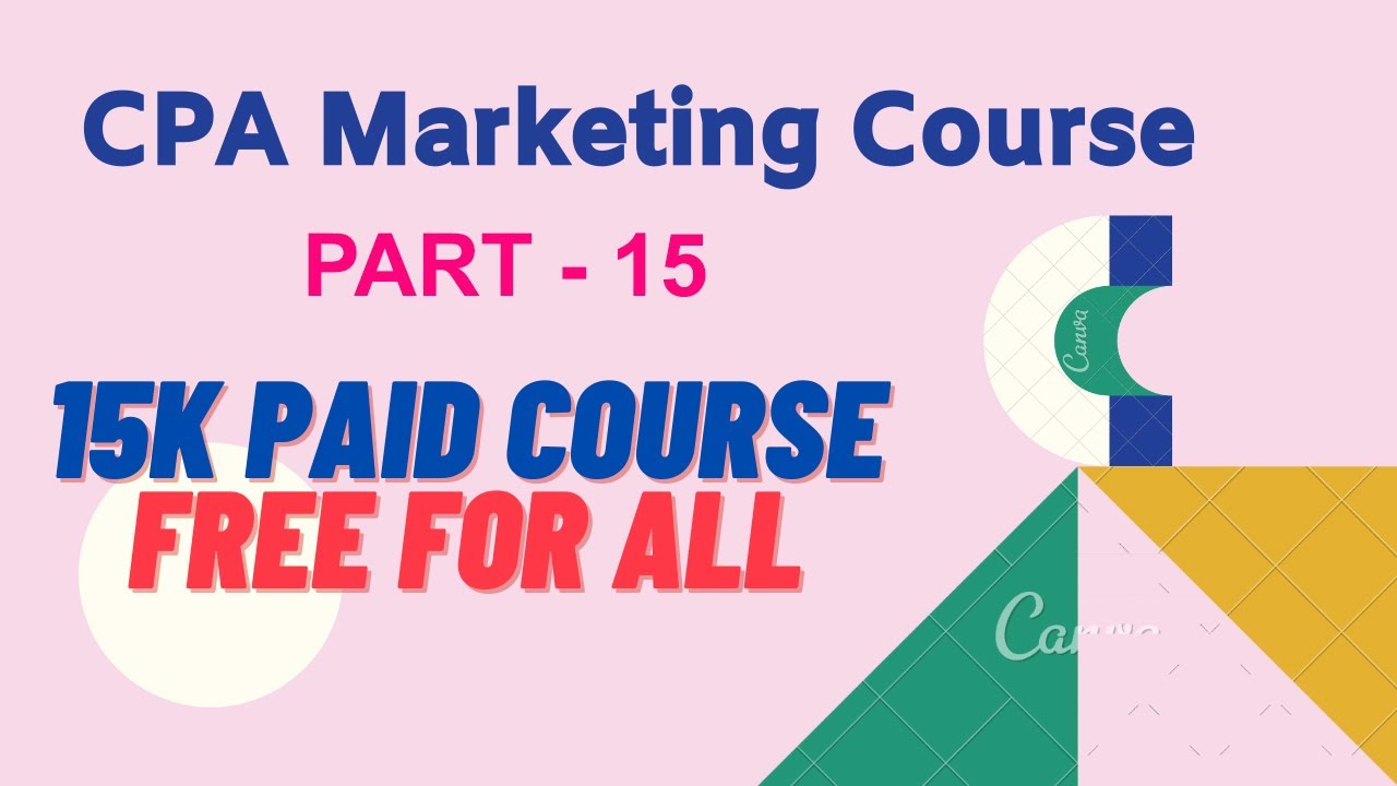 CPA Marketing Video Tutorial | CPA Marketing Full Course Bangla | Part ...
