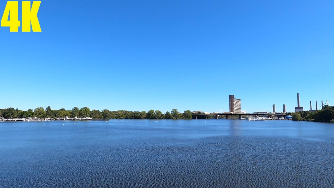 4K Walk in Massachusetts Sylvester Baxter Riverfront Park YouTube