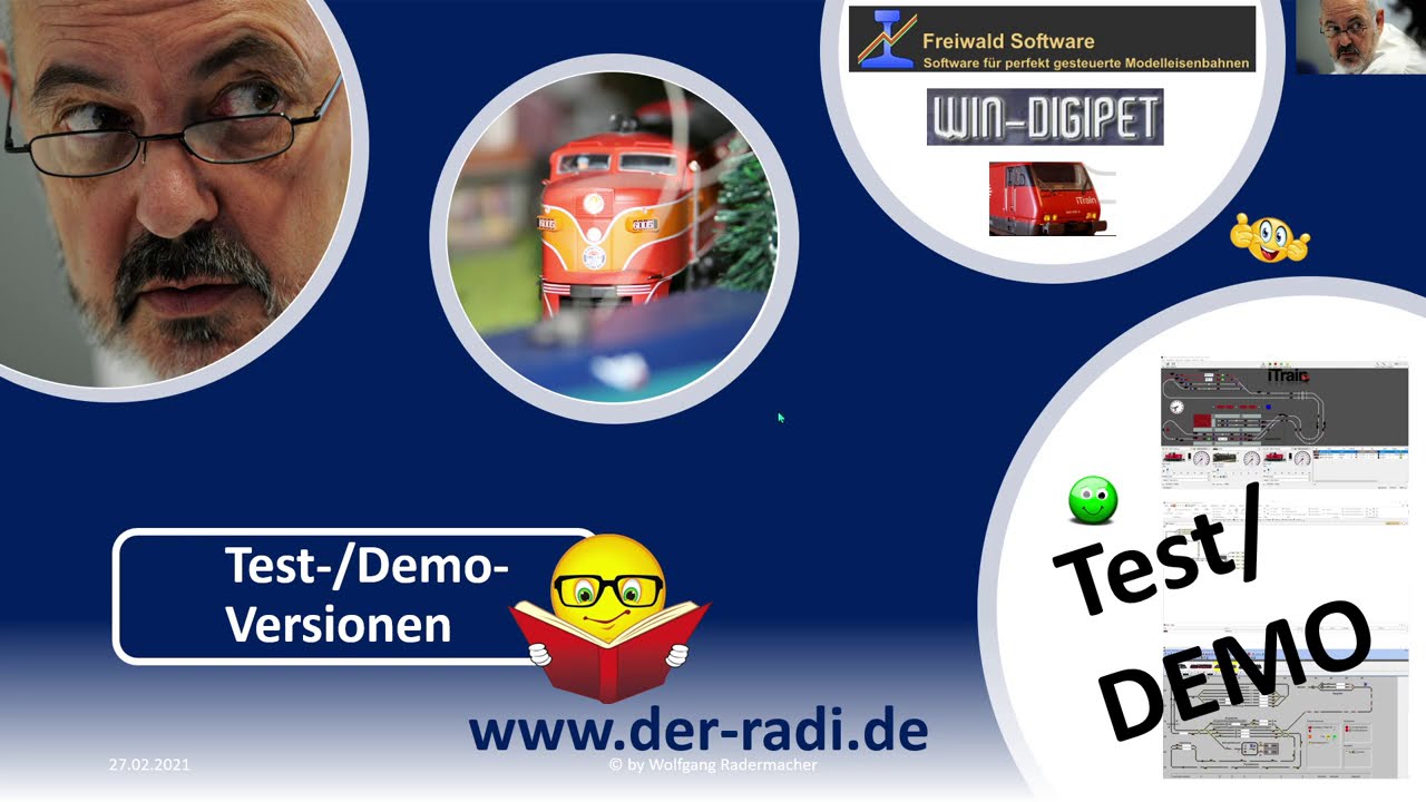 Test-/Demo-Versionen von Modellbahnsoftware