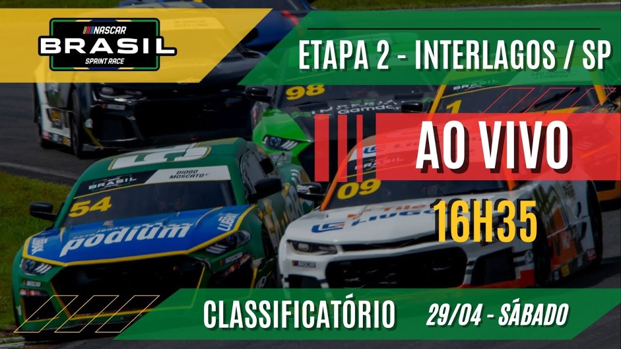 Assista aos classificatórios da NASCAR Brasil em Interlagos