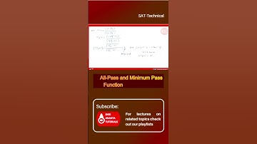 All Pass and Minimum Phase Function  #electricalengineering #electronicsengineering #controlsystem