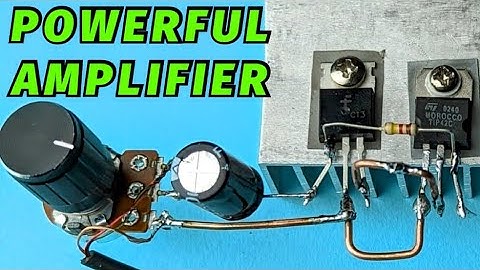 DIY simple Powerful Amplifier