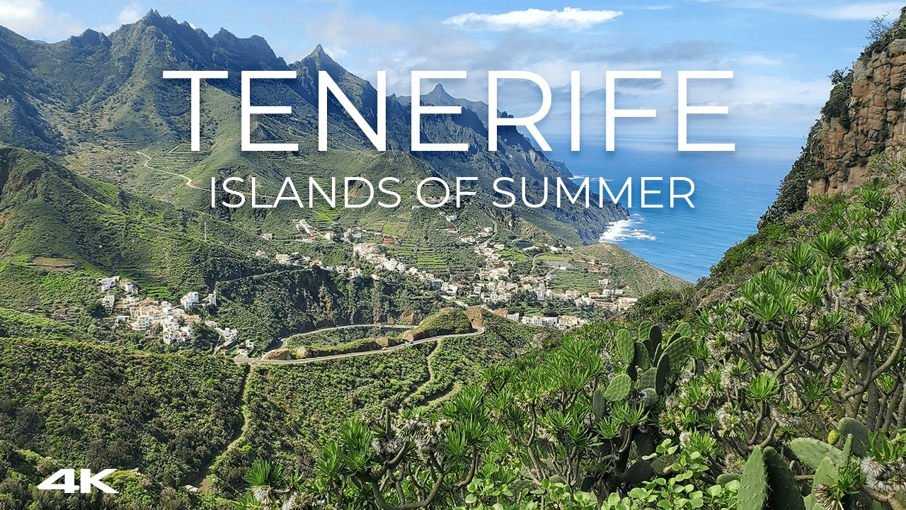 🇪🇸 Tenerife Island in 4K 🌋 | Serene Drone Aerial Footage 🌊 | Islands of Summer 🌴