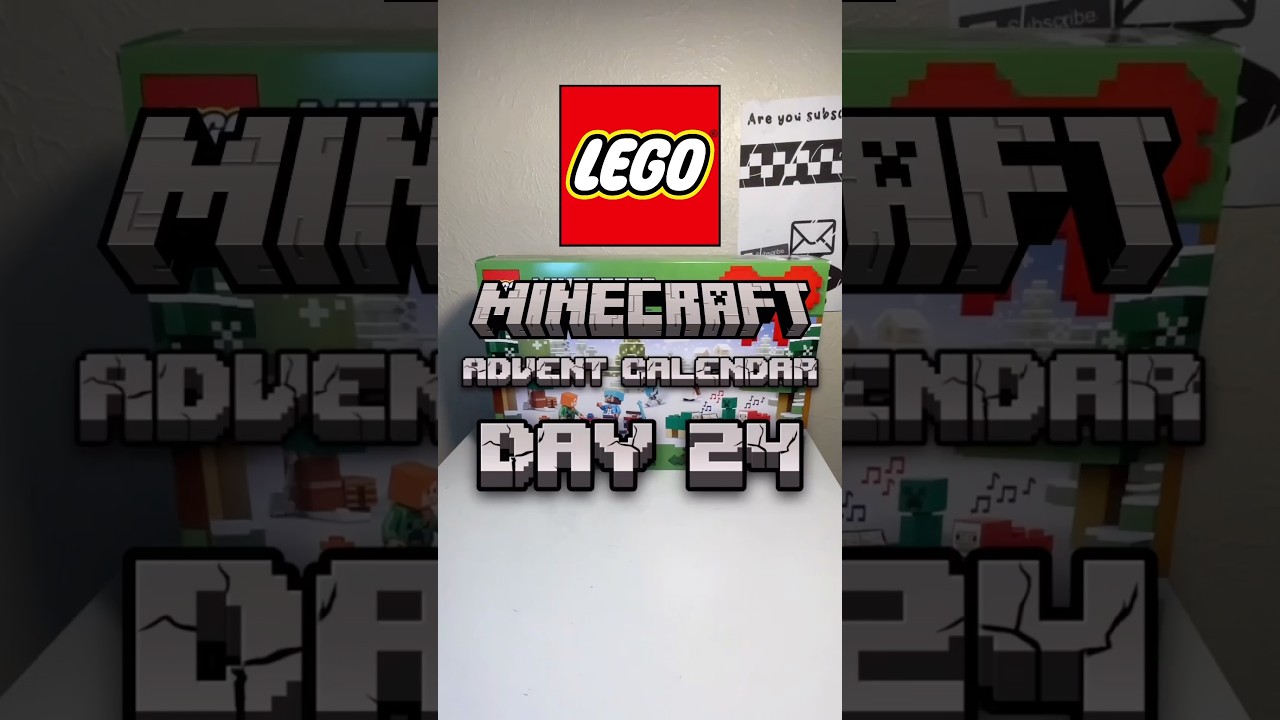 LEGO Minecraft Advent Calendar Day 24!