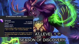 How to get Starsurge rune in Season of Discovery | Basic tips and tricks