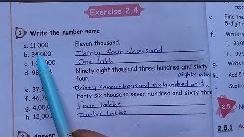 5th standard Maths term1 /Exercise 2.4 / 2.NUMBERS  @selvaranimaths...6260 