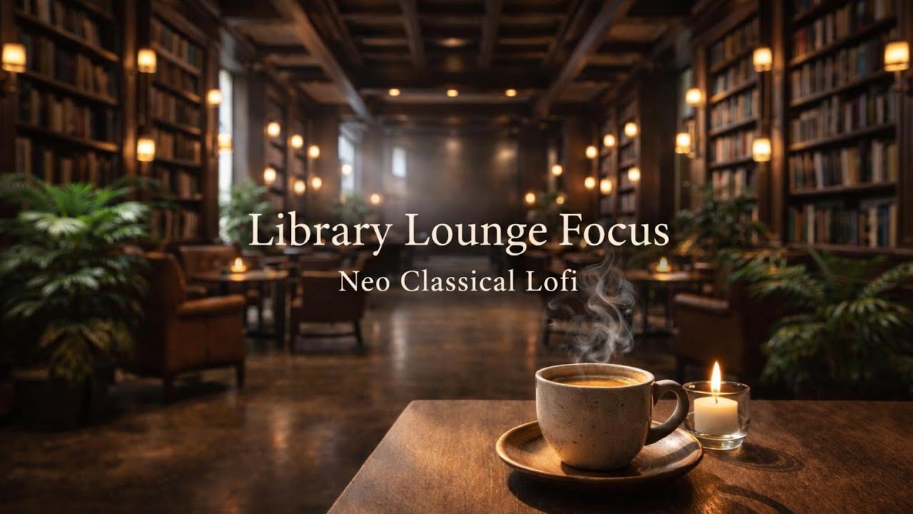 【作業・勉強・読書／1H】ダブリンの歴史図書館ラウンジ  ネオクラシカル・ローファイBGM  Dublin Historic Library Lounge  Neo Classical Lofi In